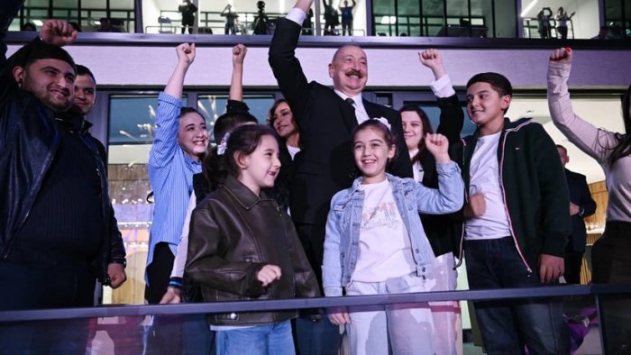İlham Əliyev III MDB Oyunlarının açılış mərasimindən paylaşım etdi