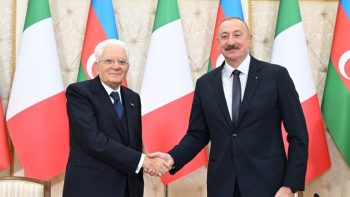 İlham Əliyev və Sercio Mattarella İtaliya-Azərbaycan Universitetinin AÇILIŞINDA