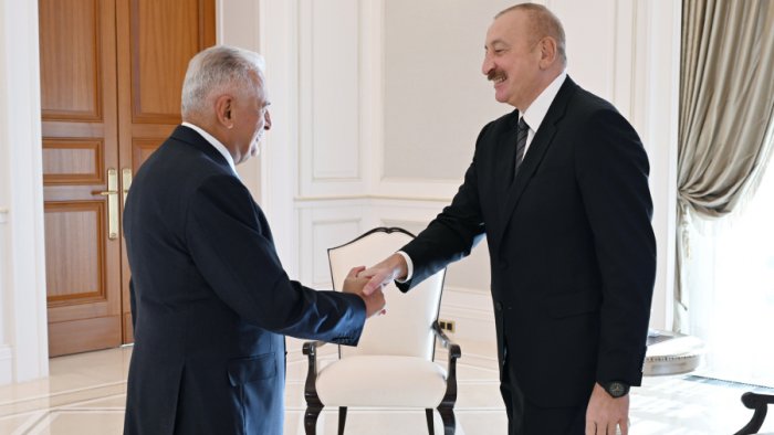 İlham Əliyev Qəbələdə Binəli Yıldırımı qəbul etdi – FOTO