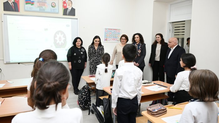 Leyla Əliyeva Bülbül adına Orta İxtisas Musiqi Məktəbində - FOTO