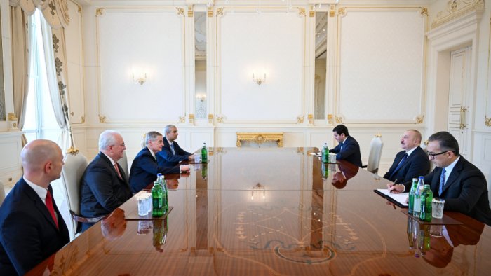 ABŞ-dan olan kilsə nümayəndələri İlham Əliyevin qəbulunda – FOTO/VİDEO