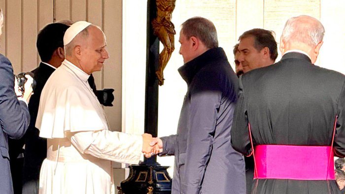 Ceyhun Bayramov Roma Papası ilə görüşüb - FOTO