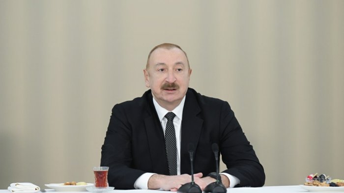 Prezident: "&ldquo;Qarabağ Ermənistandır və nöqtə" deyənlər "Qarabağ Azərbaycandır!" deməyə məcbur oldular&rdquo;