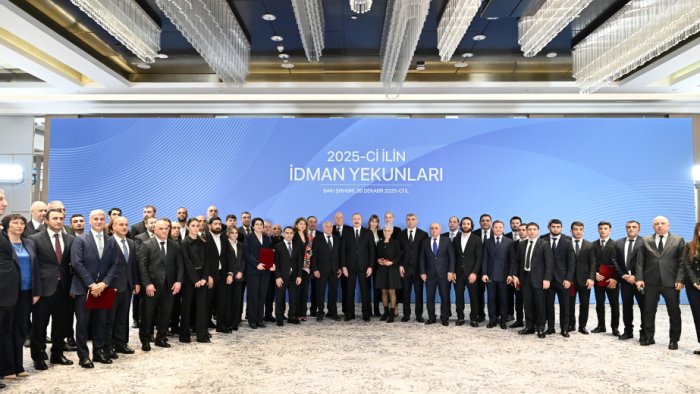 Prezident ilin idman yekunlarına həsr olunan MƏRASİMDƏ