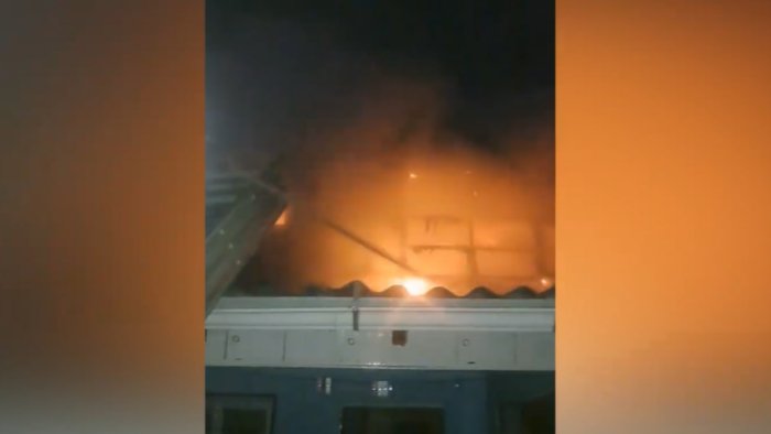 Beyləqanda yataqxana binasında YANĞIN &ndash; VİDEO