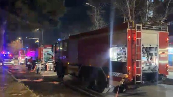 Yasamaldakı yanğın söndürüldü - YENİLƏNİB - FOTO/VİDEO