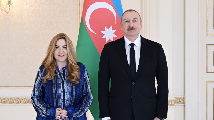 Yunanıstanın yeni səfiri İlham Əliyevin qəbulunda &ndash; FOTO