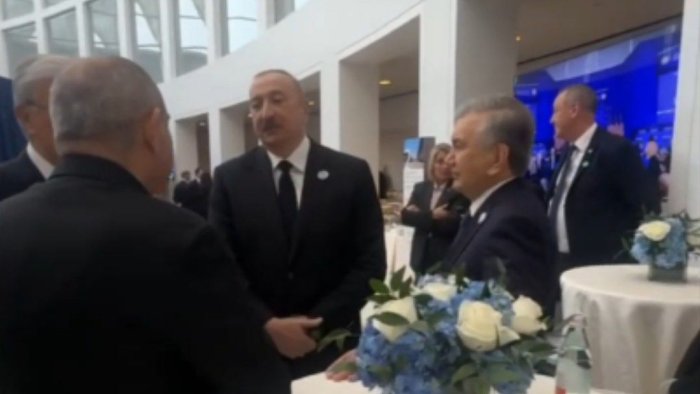 Vaşinqtonda Azərbaycan, Ermənistan, Özbəkistan və Qazaxıstan liderləri BİR ARADA - VİDEO