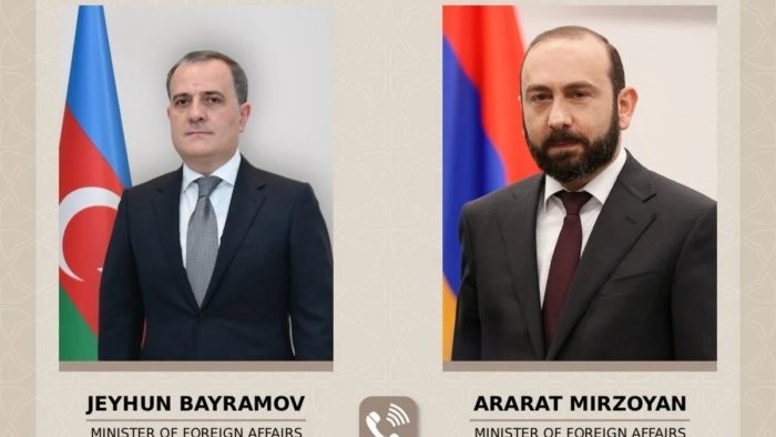 Azərbaycan və Ermənistan XİN başçıları arasında TELEFON DANIŞIĞI: Nələr müzakirə edildi?