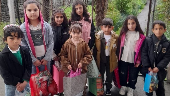 Qaxda yaşayan gürcülər Pasxa bayramını belə qeyd edirlər - FOTO/VİDEO