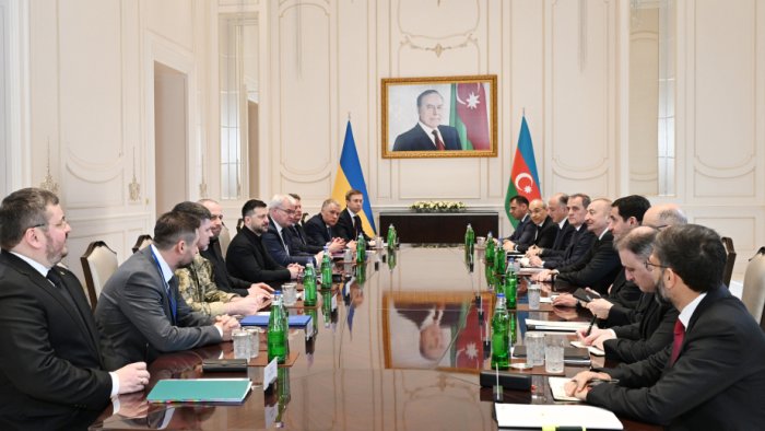 Qəbələdə İlham Əliyevin Zelenski ilə geniş tərkibdə görüşü KEÇİRİLİR