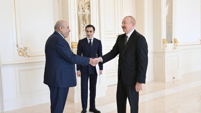 İordaniya Haşimilər Krallığı Nümayəndələr Palatasının nümayəndə heyəti İlham Əliyevin QƏBULUNDA - FOTO