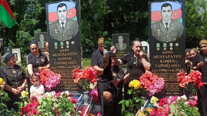 Qəbələdə qəhrəman zabit Kənan Mustafayevin xatirəsi anıldı - FOTO