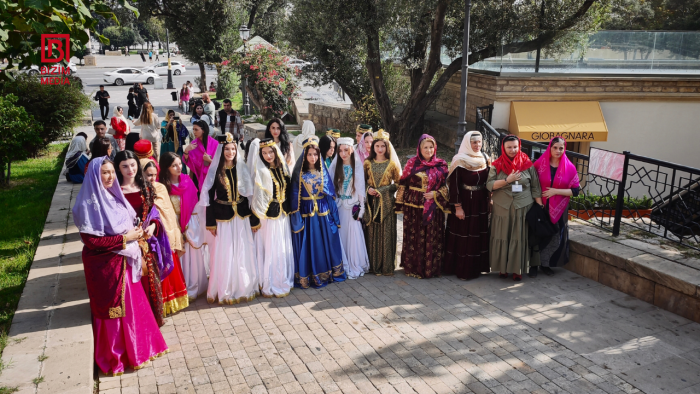 Bakıda keçirilən kəlağayı yürüşündən VİDEOREPORTAJ