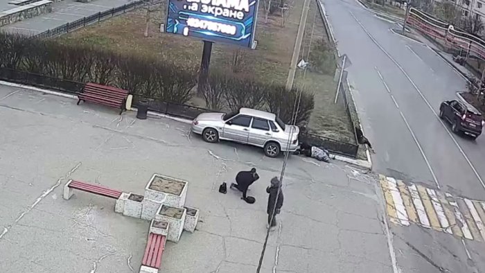 Piyada keçidində 3 nəfərin vurulduğu qəzanın ANBAAN VİDEOSU