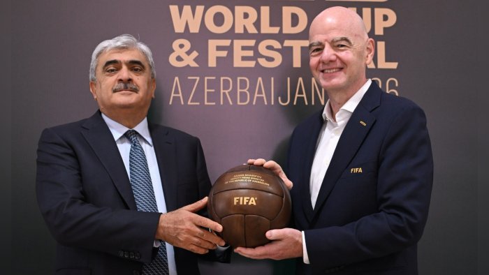 FIFA prezidenti Azərbaycana təşəkkür edib - FOTO