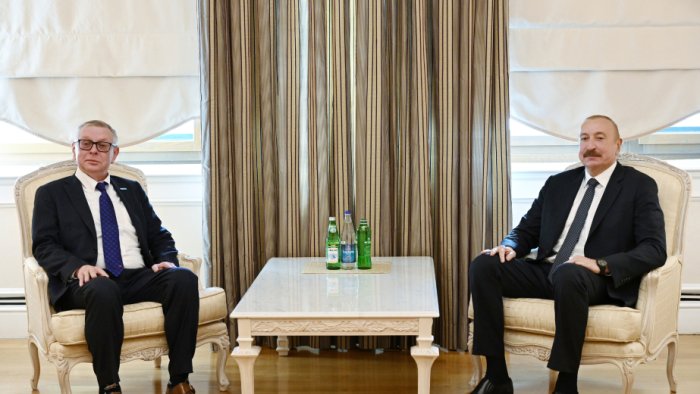 İlham Əliyev Aleksandr Zuyevi qəbul etdi