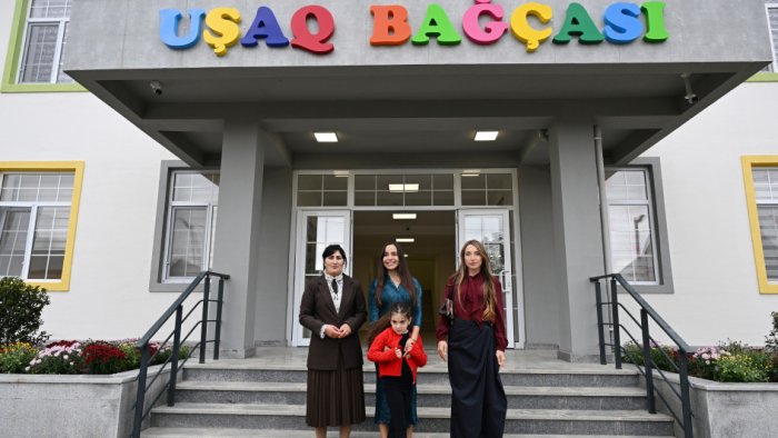 Şamaxının Göylər kəndində körpələr evi-uşaq bağçası istifadəyə verildi - FOTO
