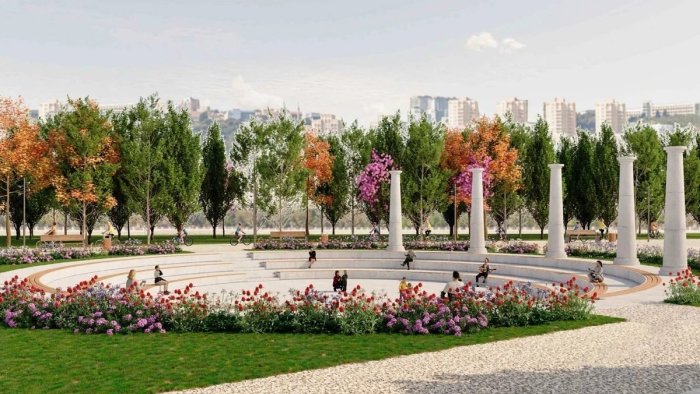Bakıda yeni park salınır &ndash; FOTO