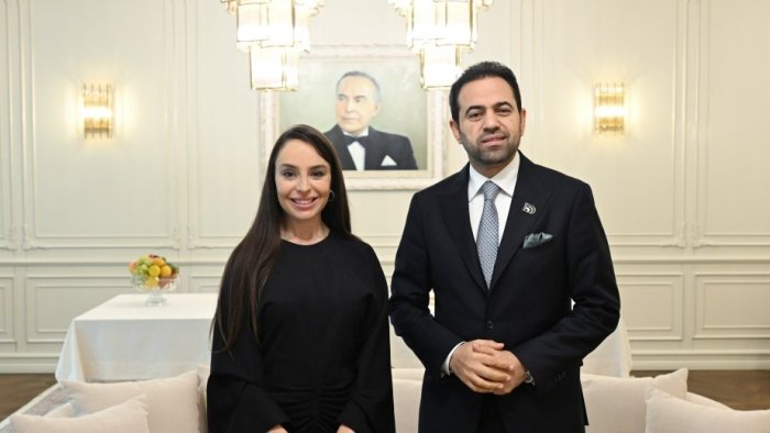 Leyla Əliyeva Müsəlman Ağsaqqalları Şurasının Baş katibi ilə görüşdü &ndash; FOTO