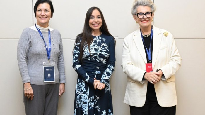 Leyla Əliyeva UNESCO-nun Baş direktorunun müavini ilə görüşüb