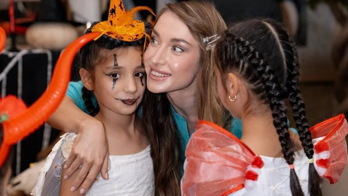 Alyona Əliyeva uşaqlar üçün təşkil olunmuş "Halloween" şənliyindən paylaşım etdi &ndash; FOTO