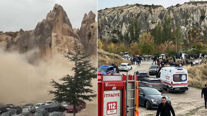Türkiyədə qaya uçqunu: 2 ölü, 1 yaralı var – FOTO-VİDEO