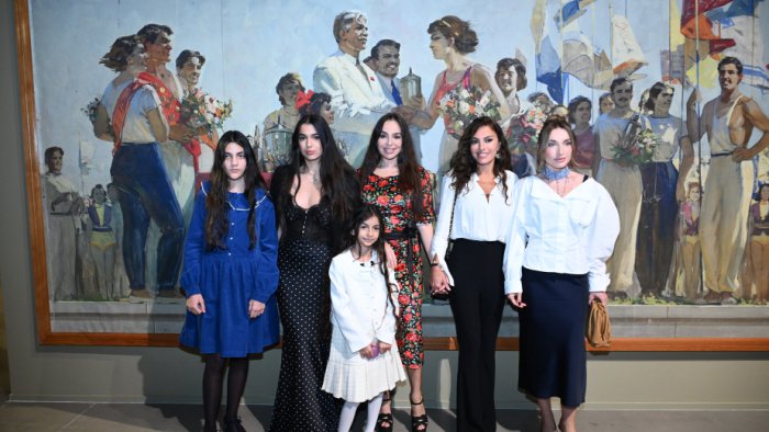 Leyla və Alyona Əliyevalar &ldquo;ENQRAM&rdquo; sərgisində - FOTO